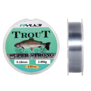 Ryuji Trout 0.18mm 150m Light Grey Monofilament Misina