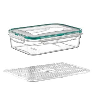 Sızdırmaz Kilitli Kapaklı Saklama Kutusu 0.8 LT