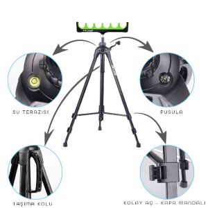 Effe Ayarlanabilir Olta Kamış Tripodu HG284