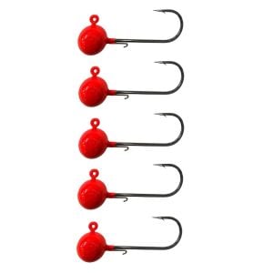 Powerex Rocket Jig Head Zoka 20gr İğne No 6/0 Kırmızı 5 Adet