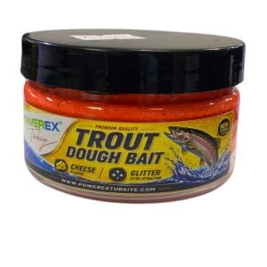 Powerex Trout Dough Turuncu Bait Peynir Aromalı Simli Alabalık ve Sazan Hamuru 100gr
