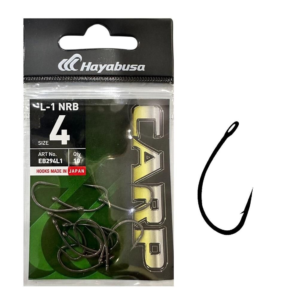 Hayabusa L-1 NRB No:4 Sazan İğnesi 10 Adet