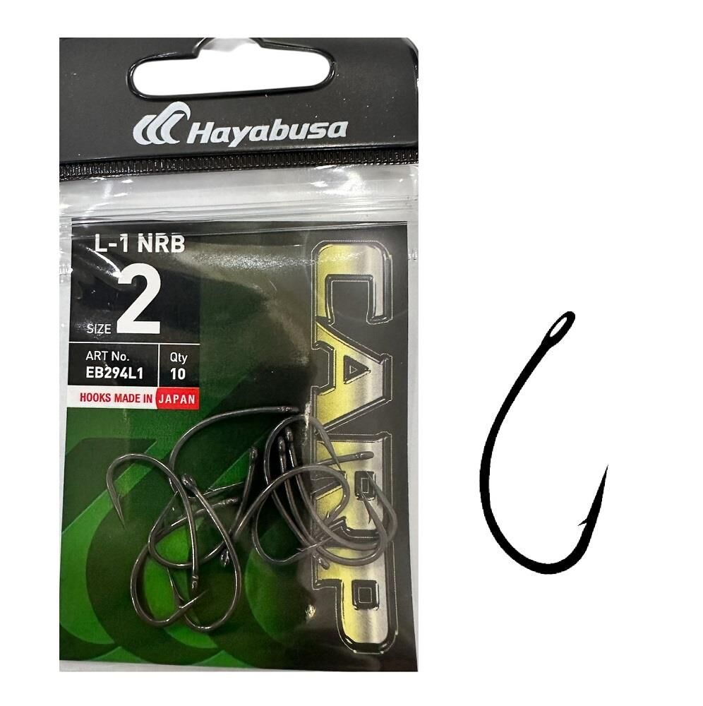 Hayabusa L-1 NRB No:2 Sazan İğnesi 10 Adet