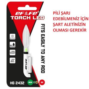 Effe HG2432 Led Olta Fosforu Şarjlı Hareket Sensörlü Yeşil-Kırmızı Işıklı