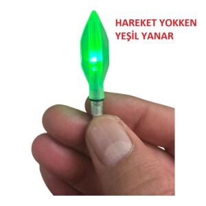 Effe HG2432 Led Olta Fosforu Şarjlı Hareket Sensörlü Yeşil-Kırmızı Işıklı