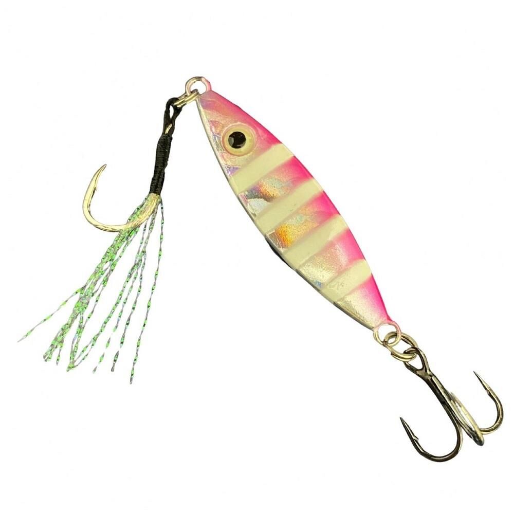 Powerex Diablo 10gr 5cm Jig Yem Renk Pink Zebra Glow