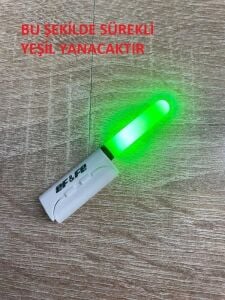 Effe HG2431 Şarjlı Led Olta Fosforu Seti Yeşil