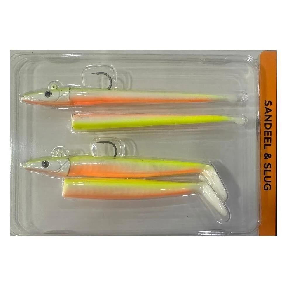 Savage Gear Sandeel and Slug 10cm 10g Silikon Yem Seti Lemon Back