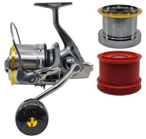 Okuma Flite Surf FLS35-1500AY1 Gunsmoke 2 Yedek Kafalı 9+1 BB Surf Olta Makinesi
