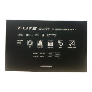 Okuma Flite Surf FLS35-1500AY1 Gunsmoke 2 Yedek Kafalı 9+1 BB Surf Olta Makinesi