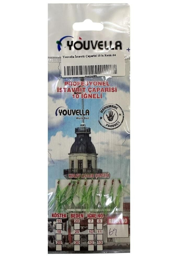 Youvella İstavrit Çaparisi 10 lu Renk:64