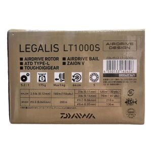 Daiwa Legalis 23 LT 1000 S LRF Olta Makinesi