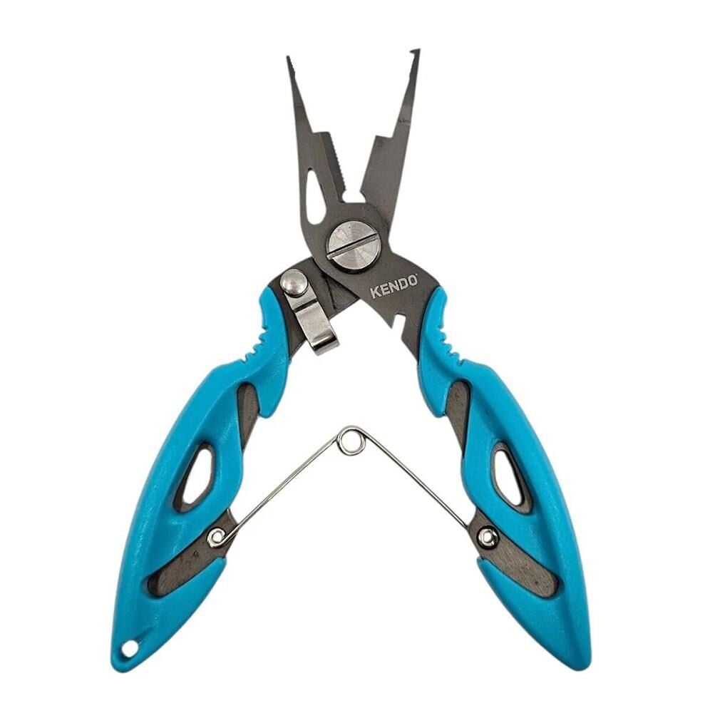 Kendo 5 inch 12.3cm Micro Split Ring Pliers İp Kesme ve Halka Açma Pensesi