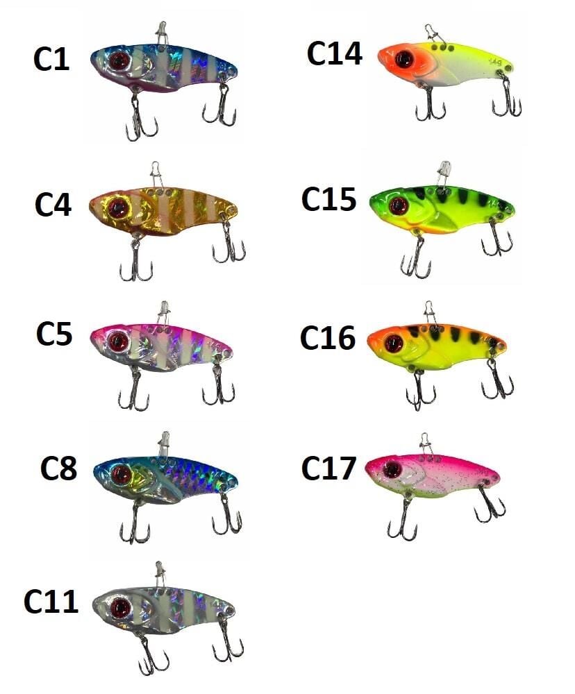 Powerex 3D Vib Blade 5cm 8.5gr Vibrasyon Jig Yem