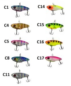 Powerex 3D Vib Blade 5cm 8.5gr Vibrasyon Jig Yem