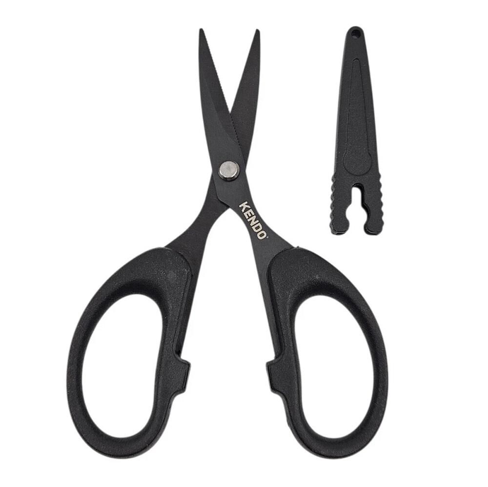 Kendo 4 inch 11.5cm Braid Scissors Balıkçı İp Kesme Makası