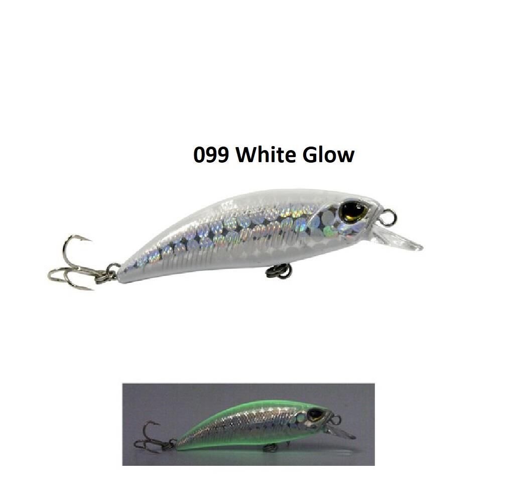 Fujin Ziggy S50 5cm 3.6gr 40-100cm Dalar LRF Maket Balık 099 White Glow