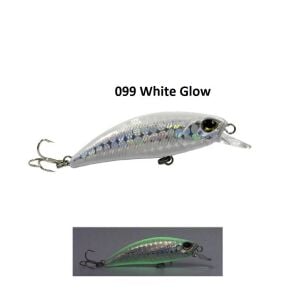 Fujin Ziggy S50 5cm 3.6gr 40-100cm Dalar LRF Maket Balık 099 White Glow