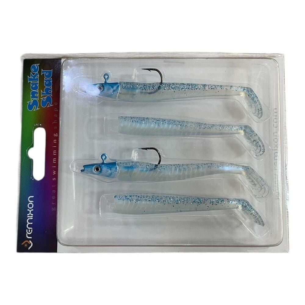 Remixon Snake Shad 11cm 10gr (2 Jighead + 4  Silikon) 11
