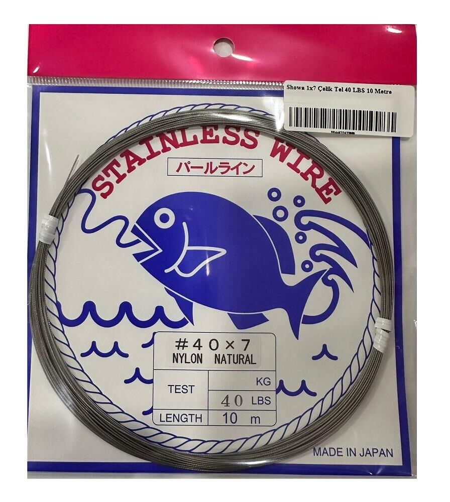 Showa 1x7 Çelik Tel 40 LBS 10 Metre