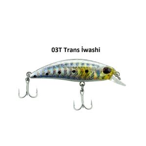 Fujin Ziggy S50 5cm 3.6gr 40-100cm Dalar LRF Maket Balık 03T Tranw İwashi
