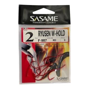 Sasame F-987 No:2 Ryusen W-Hold Red Olta İğnesi 9 Adet