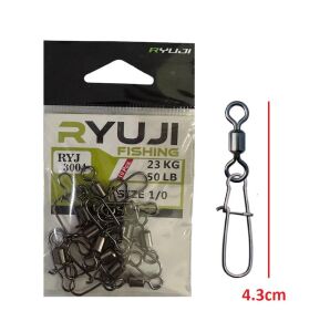 Ryuji RYJ 3004 No:1/0 Klipsli Fırdöndü (10 Adet)