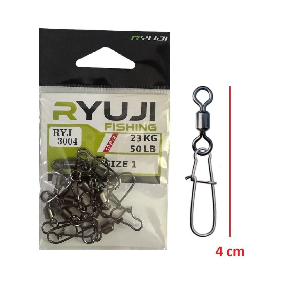 Ryuji RYJ 3004 No:1 Klipsli Fırdöndü (10 Adet)