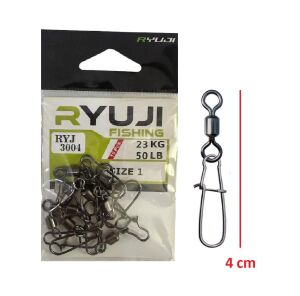 Ryuji RYJ 3004 No:1 Klipsli Fırdöndü (10 Adet)