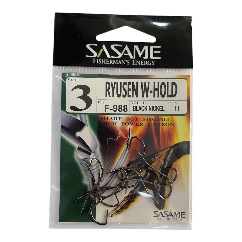 Sasame F-988 No:3 Ryusen W-Hold Black Olta İğnesi 11 Adet