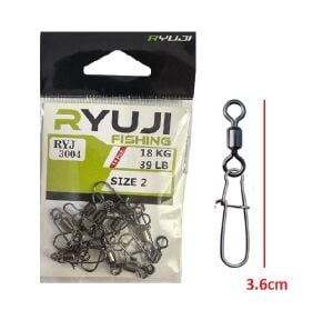 Ryuji RYJ 3004 No:2 Klipsli Fırdöndü (10 Adet)