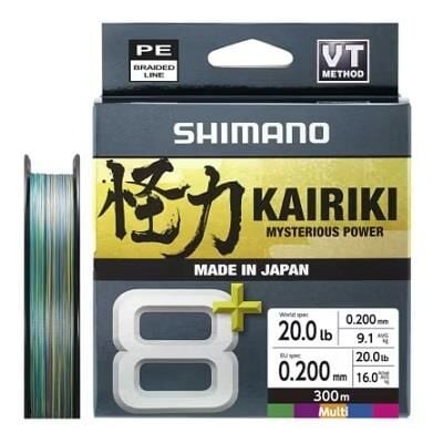 Shimano Kairiki 8+ 300 Mt 0.20mm İp Misina Multi Color