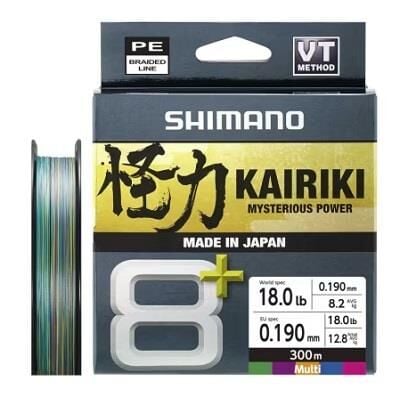 Shimano Kairiki 8+ 300 Mt 0.19mm İp Misina Multi Color