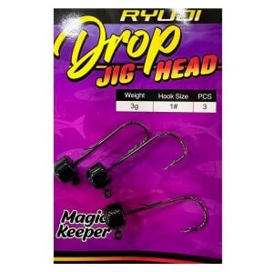 Ryuji Drop Jig Head Zoka 3gr No:1  3 Adet