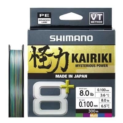 Shimano Kairiki 8+ 300 Mt 0.10mm İp Misina Multi Color