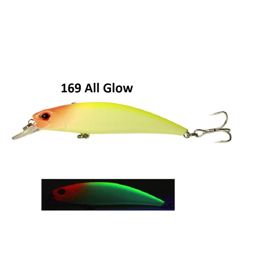 Fujin Ziggy 7cm 9.6gr Sinking 60-150cm LRF Maket Balık 169 All Glow