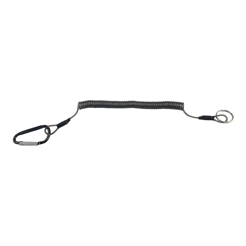 Powerex Spiral Karabinalı Balıkçı Askı Aparatı 21cm Siyah