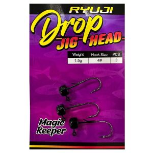 Ryuji Drop Jig Head Zoka 1.5gr No:4  3 Adet