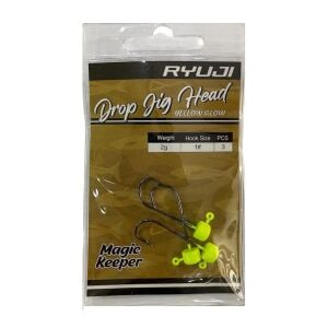 Ryuji Drop Jig Head Zoka 2gr No:1  3 Adet Yellow