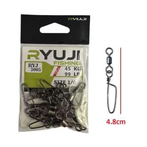 Ryuji RYJ 3005 No:1/0 Klipsli Fırdöndü (10 Adet)