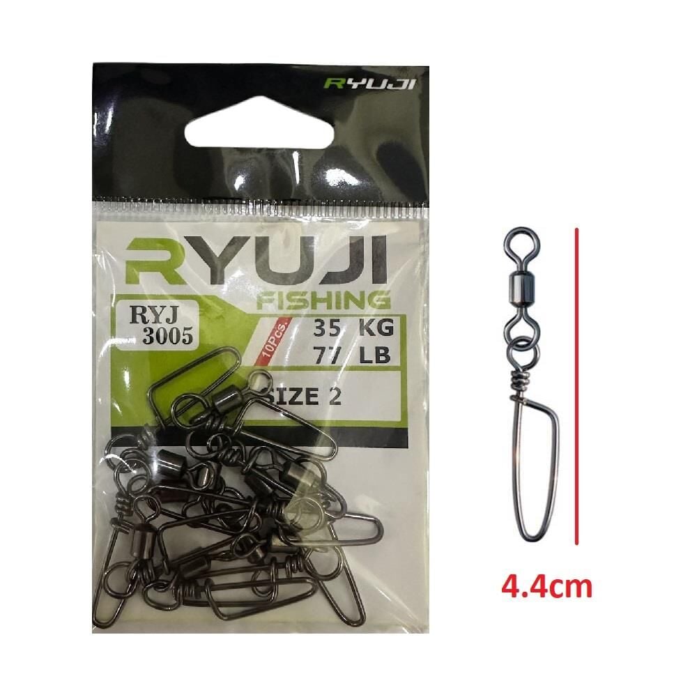 Ryuji RYJ 3005 No:1 Klipsli Fırdöndü (10 Adet)