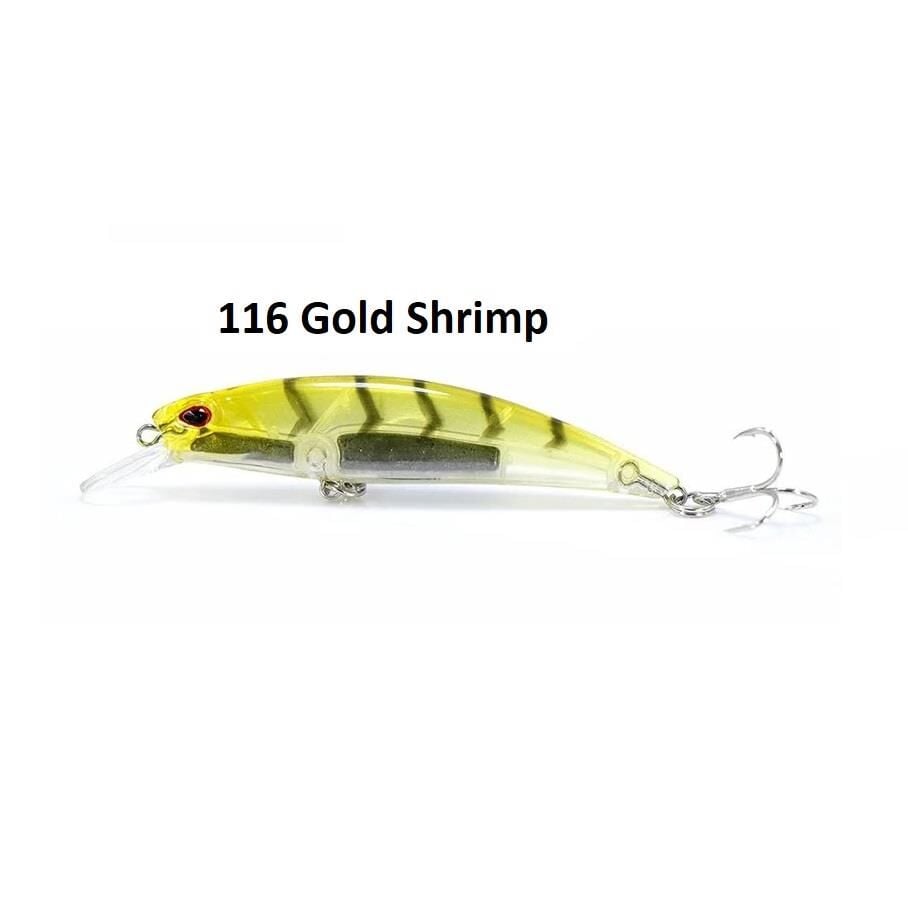 Fujin Ziggy 7cm 9.6gr Sinking 60-150cm LRF Maket Balık 116 Gold Shrimp