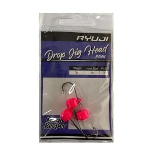 Ryuji Drop Jig Head Zoka 5gr No:1  3 Adet Pink