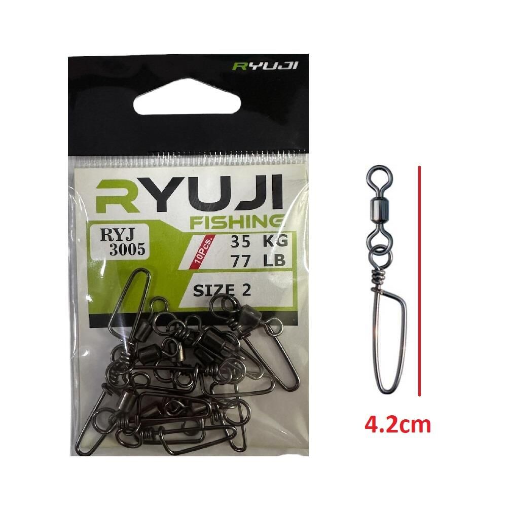 Ryuji RYJ 3005 No:2 Klipsli Fırdöndü (10 Adet)