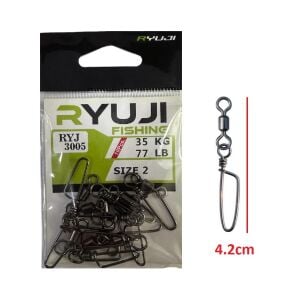 Ryuji RYJ 3005 No:2 Klipsli Fırdöndü (10 Adet)