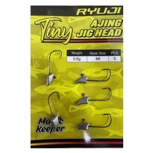 Ryuji Tiny Ajing Jig Head Zoka 0.6gr No:6 5 Adet