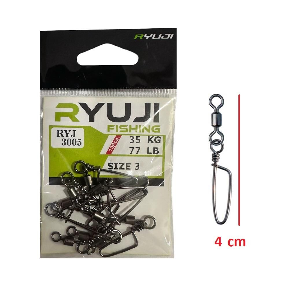 Ryuji RYJ 3005 No:3 Klipsli Fırdöndü (10 Adet)