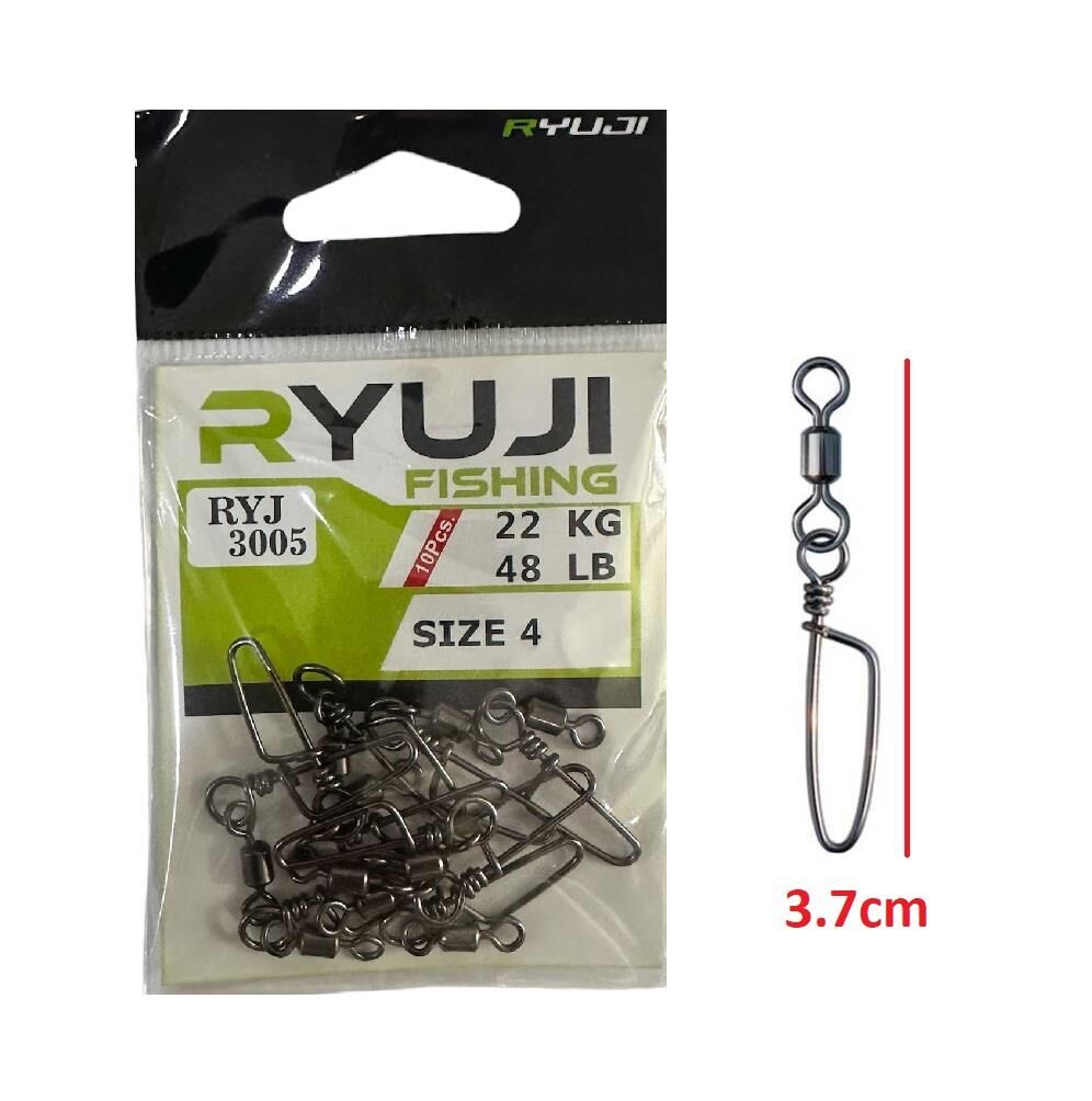 Ryuji RYJ 3005 No:4 Klipsli Fırdöndü (10 Adet)