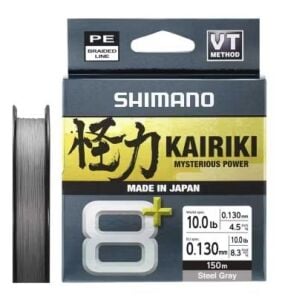 Shimano Kairiki 8+ 150 Mt 0.13mm İp Misina Steel Gray