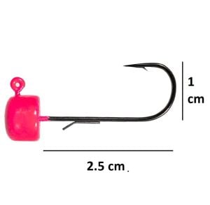 Ryuji Drop Jig Head Zoka 3gr No:1  3 Adet Pink
